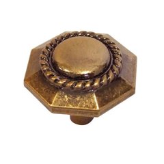Ravel 1-3/16 Inch Diameter Antique Rose Gold Cabinet Knob Ravel 1-3/16 Inch Diameter Antique Rose Gold Cabinet Knob