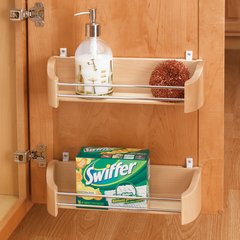 Wood Door Storage Tray with Mounting Clips 14" Wood Door Storage Tray with Mounting Clips 14"