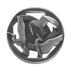 Arts & Crafts 1-3/8 Inch Diameter Antique Pewter Cabinet Knob Arts & Crafts 1-3/8 Inch Diameter Antique Pewter Cabinet Knob
