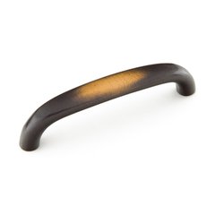 Ovale 3-3/4 Inch Center to Center Antique Bronze Cabinet Pull Ovale 3-3/4 Inch Center to Center Antique Bronze Cabinet Pull