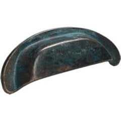 Mountain 3-1/2 Inch Center to Center Verde Imperiale Cabinet Pull Mountain 3-1/2 Inch Center to Center Verde Imperiale Cabinet Pull