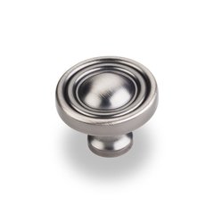 Bella 1-3/8 Inch Diameter Bright Nickel Brushed with Dull Lacquer Cabinet Knob Bella 1-3/8 Inch Diameter Bright Nickel Brushed with Dull Lacquer Cabinet Knob
