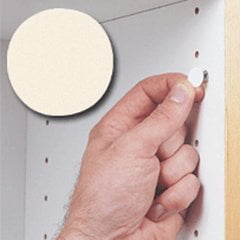 14MM Stick-On Cover Cap Antique White PVC - 1040 Per Box 14MM Stick-On Cover Cap Antique White PVC - 1040 Per Box
