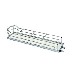Tray Set For Base Pullout 7 inch Wide Chrome and White Tray Set For Base Pullout 7 inch Wide Chrome and White