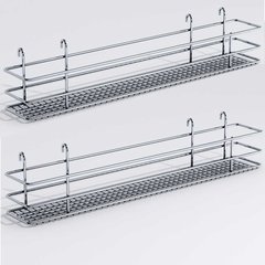 DSA Two Basket Set 3.38 inch Wide - Chrome DSA Two Basket Set 3.38 inch Wide - Chrome