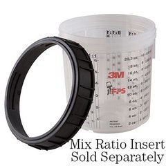 3M Standard Gravity Feed Cups and Collars 22oz 3M Standard Gravity Feed Cups and Collars 22oz