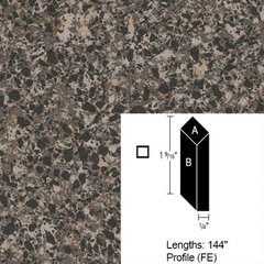 Wilsonart Bevel Edge - Blackstar Granite-12Ft Wilsonart Bevel Edge - Blackstar Granite-12Ft