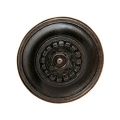 King's Road 1-1/4 Inch Diameter Dark Brass Cabinet Knob King's Road 1-1/4 Inch Diameter Dark Brass Cabinet Knob