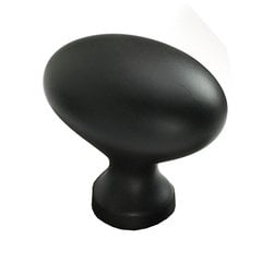 Country 1-3/8 Inch Diameter Flat Black Cabinet Knob Country 1-3/8 Inch Diameter Flat Black Cabinet Knob