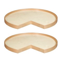 30 inch Pie Cut Lazy Susan - 2 Shelf Set with Bearing 30 inch Pie Cut Lazy Susan - 2 Shelf Set with Bearing