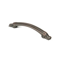 Volute 3-1/2 Inch Center to Center Antique Bronze With Copper Cabinet Pull Volute 3-1/2 Inch Center to Center Antique Bronze With Copper Cabinet Pull