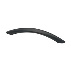 Contemporary 5-1/16 Inch Center to Center Flat Black Cabinet Pull Contemporary 5-1/16 Inch Center to Center Flat Black Cabinet Pull
