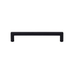 Serene 6-5/16 Inch Center to Center Flat Black Cabinet Pull Serene 6-5/16 Inch Center to Center Flat Black Cabinet Pull