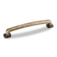 Belcastel 1 5-1/16 Inch Center to Center Antique Brass Machined Dull Cabinet Pull Belcastel 1 5-1/16 Inch Center to Center Antique Brass Machined Dull Cabinet Pull