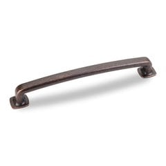 Belcastel 1 6-5/16 Inch Center to Center Dark Machined Antique Copper Cabinet Pull Belcastel 1 6-5/16 Inch Center to Center Dark Machined Antique Copper Cabinet Pull