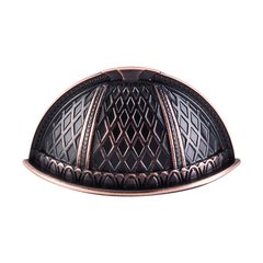 Trevi Fountain 1-1/2 Inch Center to Center Tuscan Bronze Cabinet Cup Pull Trevi Fountain 1-1/2 Inch Center to Center Tuscan Bronze Cabinet Cup Pull