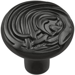 Nouveau Knob 1-3/8 inch Diameter Matte Black Nouveau Knob 1-3/8 inch Diameter Matte Black