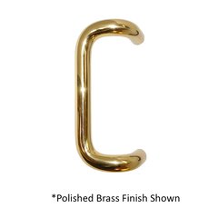 Offset Door Pull 12" C/C Bright Stainless Steel Offset Door Pull 12" C/C Bright Stainless Steel