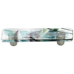 Ice 3 Inch Center to Center Turquoise/Confetti Cabinet Pull Ice 3 Inch Center to Center Turquoise/Confetti Cabinet Pull