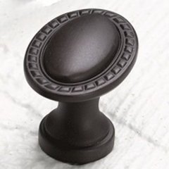 Montcalm Forged Solid Brass 1-1/2 Inch Diameter Oil Rubbed Bronze Cabinet Knob Montcalm Forged Solid Brass 1-1/2 Inch Diameter Oil Rubbed Bronze Cabinet Knob