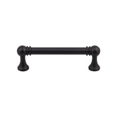 Serene 3-3/4 Inch Center to Center Flat Black Cabinet Pull Serene 3-3/4 Inch Center to Center Flat Black Cabinet Pull