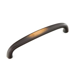 Ovale 5-1/16 Inch Center to Center Antique Bronze Cabinet Pull Ovale 5-1/16 Inch Center to Center Antique Bronze Cabinet Pull