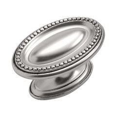 Altair 1-3/4 Inch Diameter Satin Antique Silver Cabinet Knob Altair 1-3/4 Inch Diameter Satin Antique Silver Cabinet Knob