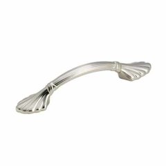 Natural Elegance 3 Inch Center to Center Sterling Nickel Cabinet Pull Natural Elegance 3 Inch Center to Center Sterling Nickel Cabinet Pull