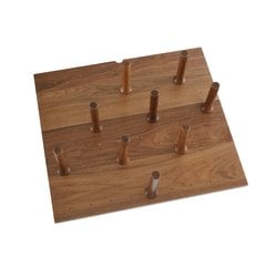 Small Walnut Drawer Peg System (9 Pegs) Small Walnut Drawer Peg System (9 Pegs)