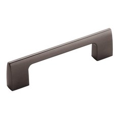 Riva 3-3/4 Inch Center to Center Graphite Cabinet Pull Riva 3-3/4 Inch Center to Center Graphite Cabinet Pull