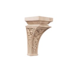Nouveau Large Corbel Unfinished Hard Maple Nouveau Large Corbel Unfinished Hard Maple