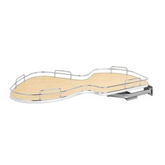 Cloud 21" Single Tier Blind Corner Organizer Right Hand Mapl Cloud 21" Single Tier Blind Corner Organizer Right Hand Mapl