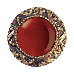 Jewel 1-5/16 Inch Diameter Antique Brass Cabinet Knob Jewel 1-5/16 Inch Diameter Antique Brass Cabinet Knob