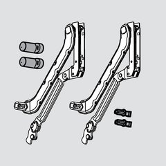 Hl Arm Assembly-Cab Height 17-11/16" - 22-13/16" Hl Arm Assembly-Cab Height 17-11/16" - 22-13/16"