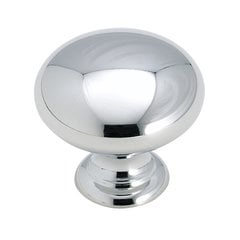 Brass Classics 1-1/4 Inch Diameter Polished Chrome Cabinet Knob Brass Classics 1-1/4 Inch Diameter Polished Chrome Cabinet Knob