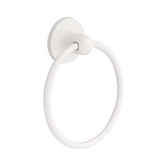Astra 6-1/8 inch Diameter Towel Ring White Astra 6-1/8 inch Diameter Towel Ring White