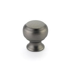 Cabriole Knob 1-1/8" Dia Antique Nickel Cabriole Knob 1-1/8" Dia Antique Nickel