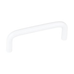 Tempo 3 Inch Center to Center White Powder Coated Steel Cabinet Pull Tempo 3 Inch Center to Center White Powder Coated Steel Cabinet Pull