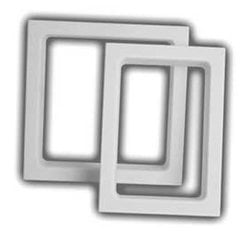 Electric Trim Ring Double White Electric Trim Ring Double White