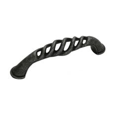 Charleston Blacksmith 3 Inch Center to Center Black Iron Cabinet Pull Charleston Blacksmith 3 Inch Center to Center Black Iron Cabinet Pull