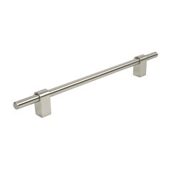 Flute Pull 7-9/16" C/C Satin Nickel Flute Pull 7-9/16" C/C Satin Nickel