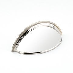Atherton 3 Inch Center to Center Polished Nickel Cabinet Cup Pull Atherton 3 Inch Center to Center Polished Nickel Cabinet Cup Pull