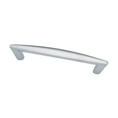 Modern 5-1/16 Inch Center to Center Dull Chrome Cabinet Pull Modern 5-1/16 Inch Center to Center Dull Chrome Cabinet Pull