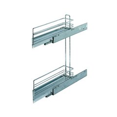 2 Tier Base Pullout 45 Degree Right Swing Chrome 2 Tier Base Pullout 45 Degree Right Swing Chrome