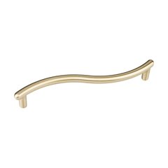 Capri 5-1/16 Inch Center to Center Brushed Brass Cabinet Pull Capri 5-1/16 Inch Center to Center Brushed Brass Cabinet Pull