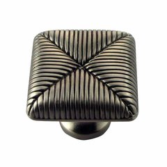 Textures 1 Inch Diameter Satin Antique Nickel Cabinet Knob Textures 1 Inch Diameter Satin Antique Nickel Cabinet Knob