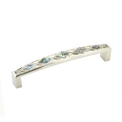 Crescendo 5-5/8 Inch Center to Center Imperial Shell, Polished Nickel Cabinet Pull Crescendo 5-5/8 Inch Center to Center Imperial Shell, Polished Nickel Cabinet Pull