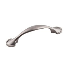 Watervale Pull 3 inch Center to Center Brushed Pewter Watervale Pull 3 inch Center to Center Brushed Pewter