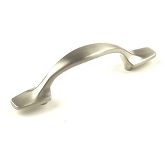 Glacier 3 Inch Center to Center Dull Satin Nickel Cabinet Pull Glacier 3 Inch Center to Center Dull Satin Nickel Cabinet Pull