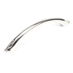Luna 5-1/16 Inch Center to Center Polished Nickel Cabinet Pull Luna 5-1/16 Inch Center to Center Polished Nickel Cabinet Pull